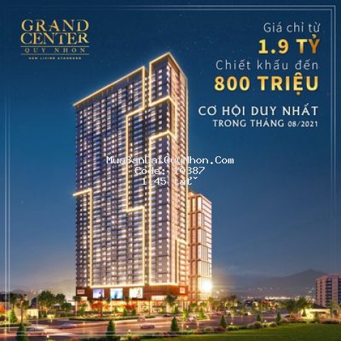 Duy nhất căn 1pn view biển giá mềm grand center