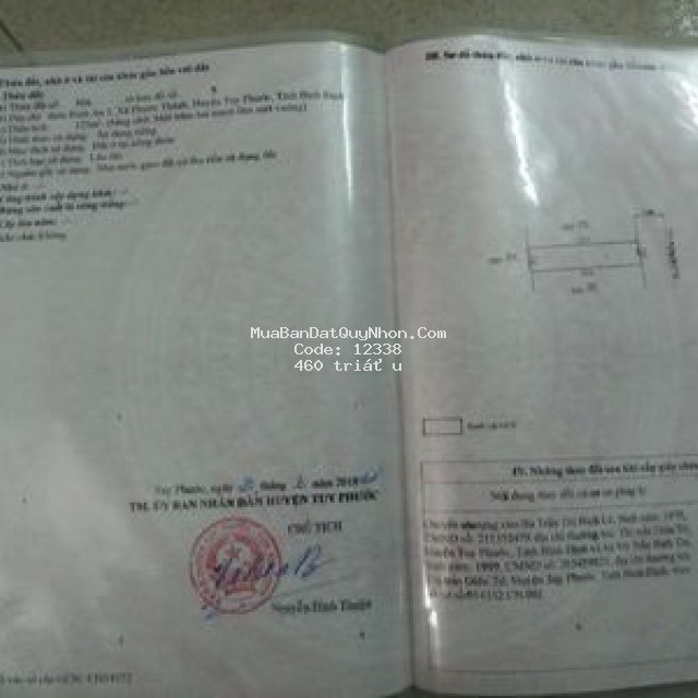 Kẹt tiền cần bán nhanh lô đất xã phước thành