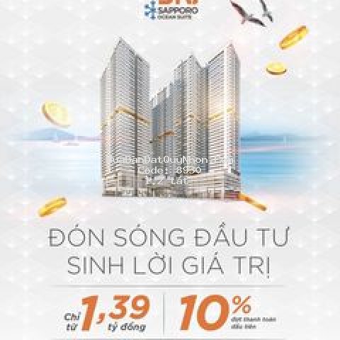 Mở bán căn hộ biển, sở hữu lâu dài, nh hỗ trợ 80%