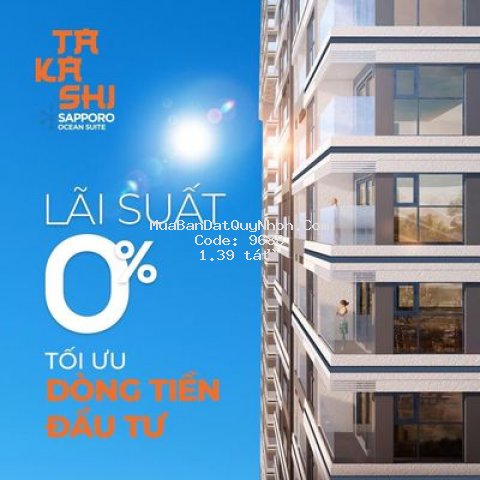 Mở bán căn hộ sở hữu lâu dài takashi ocean suite