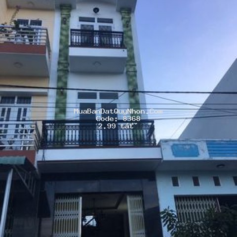 Nhà 135m2 gồm 1 trệt 2 lầu, p đống đa, quy nhơn