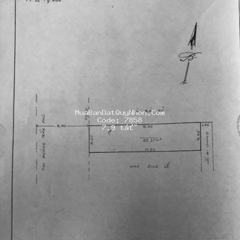 Nhà 2 mê đường trần phú 68m2 gần trường quốc học