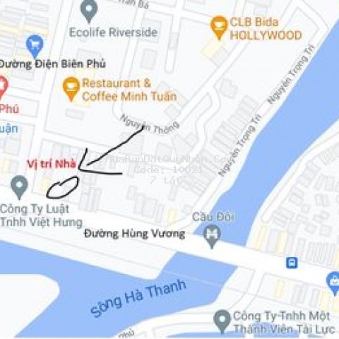 Nhà mặt phố có sổ đỏ, hùng vương, tp.quy nhơn
