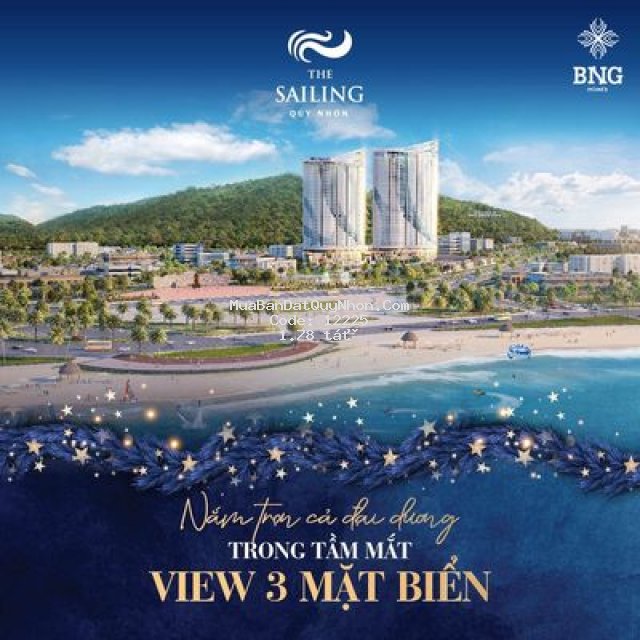 Sailing quy nhơn 3 mặt tiền đường sở hữu lâu dài