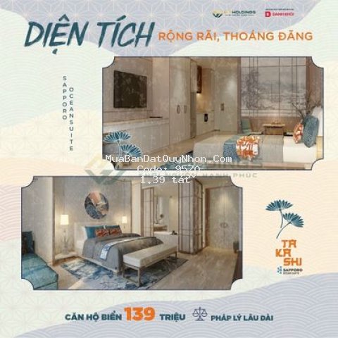 Sapporo vị trí độc tôn nhất ngay khu kt nhơn hội .