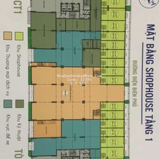 Shophouse ecolife riverside thành phố quy nho 68m²
