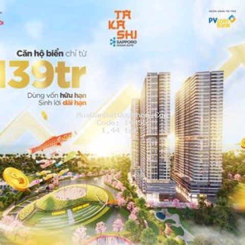 Sở hữu căn hộ nghỉ dưỡng cao cấp ven biển