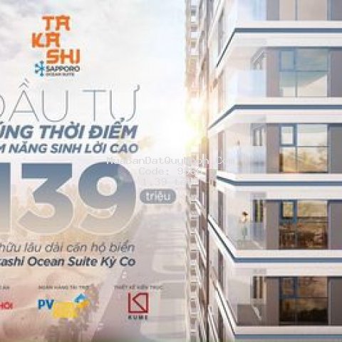 Takashi căn hộ mặt tiền biển quy nhơn