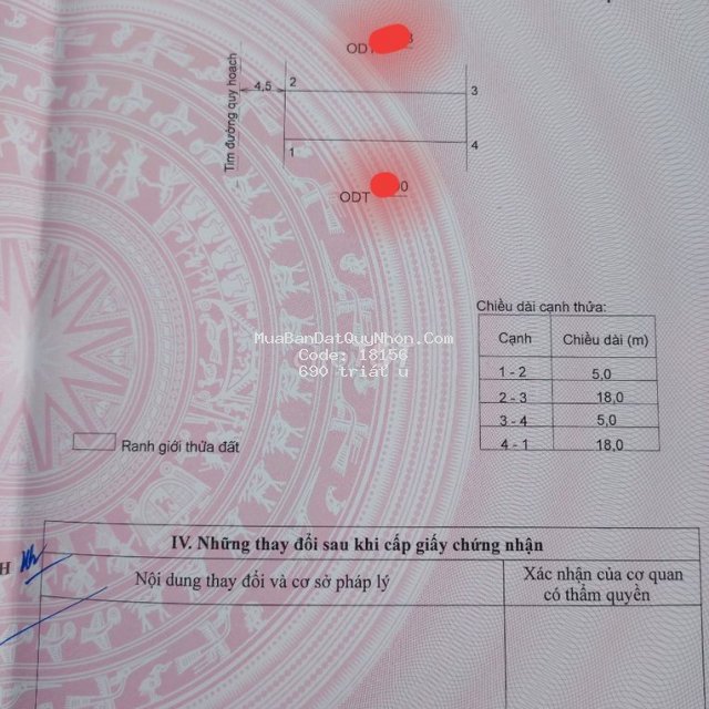 90 m2 đất thổ cư gần kcn nhơn hòa, phường nhơn hòa