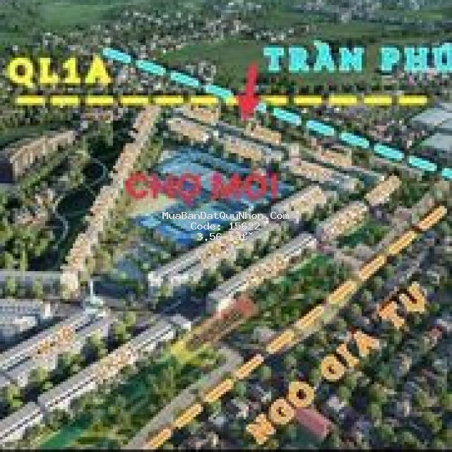 Bán 3 lô mặt chợ mới an nhơn giá đầu tư