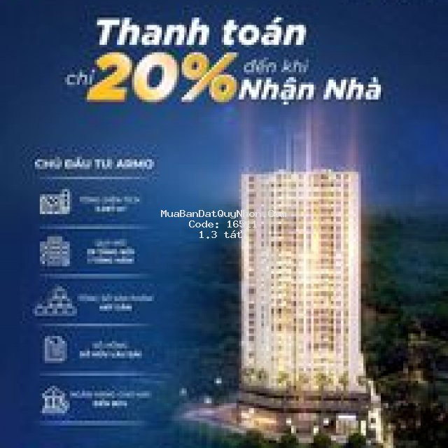 Bán căn hộ 3 phòng ngủ view biển quy nhơn