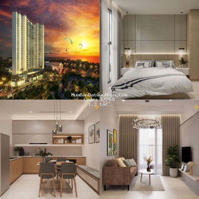 Bán căn hộ 3 phòng ngủ,cạnh big c quy nhơn