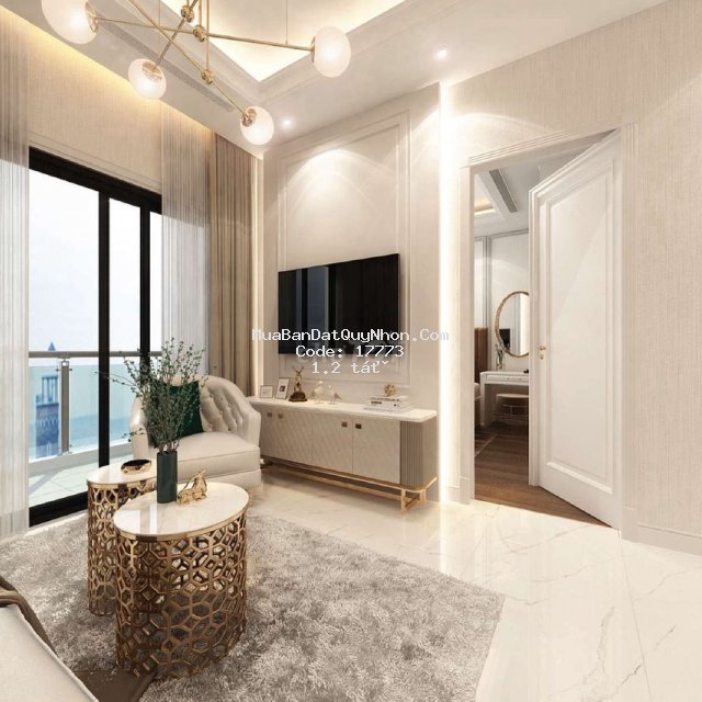 Bán căn hộ 3 phòng ngủ,trung tâm quy nhơn