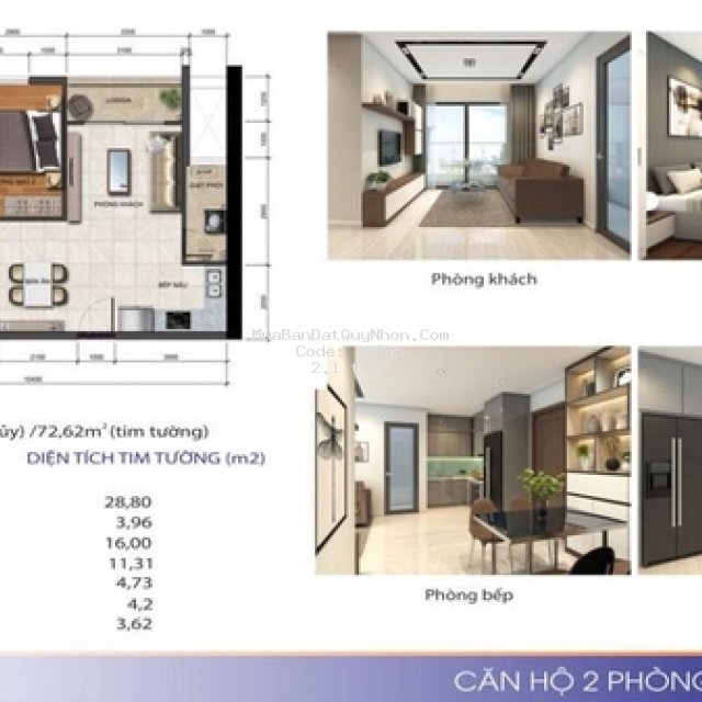 Bán căn hộ 4 mặt view biển - phu tai residence