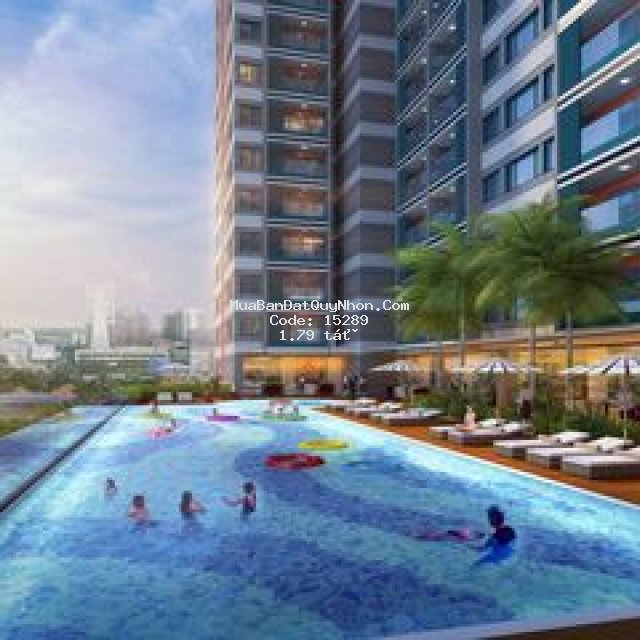 Bán căn hộ cao cấp Smart 4.0 có trang trang bị nội thất tầng 22 ngay trung tâm tp Quy Nhơn giá bán chỉ 1 tỷ 685 triệu