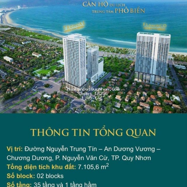 Bán căn hộ biển quy nhơn melody giá 1 tỷ 50m2
