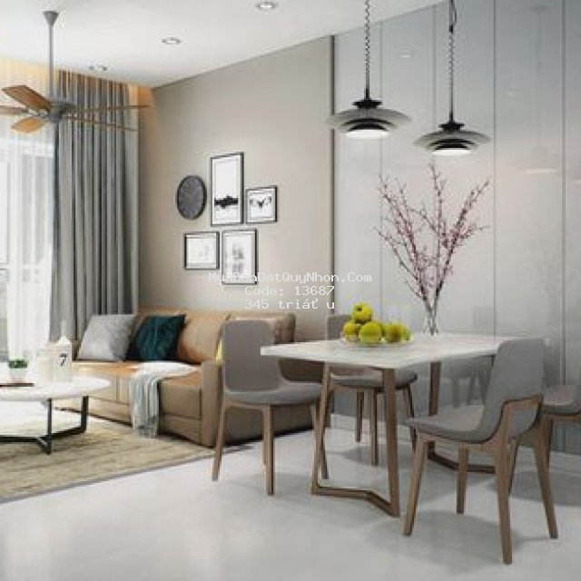 Bán căn hộ kế chợ  dinh .3 pn /270tr/căn.shr