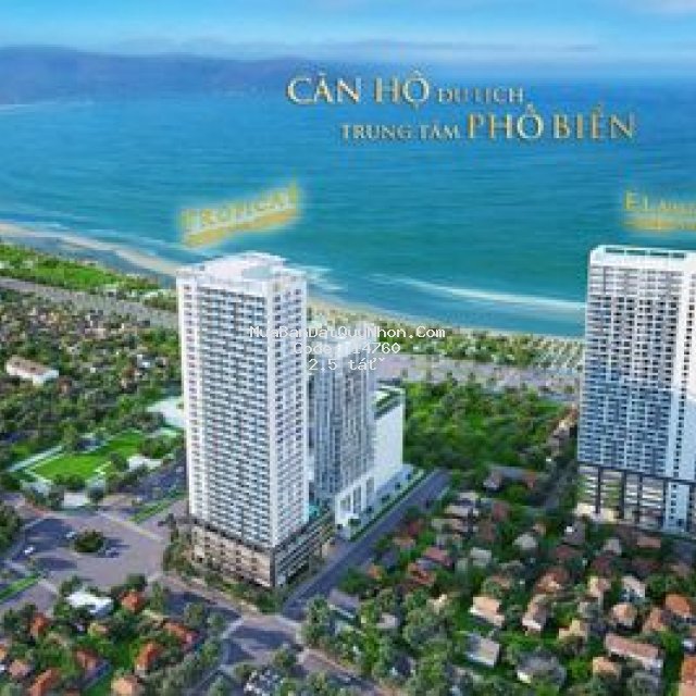 Bán căn hộ view biển quy nhơn chỉ thanh toán 25%