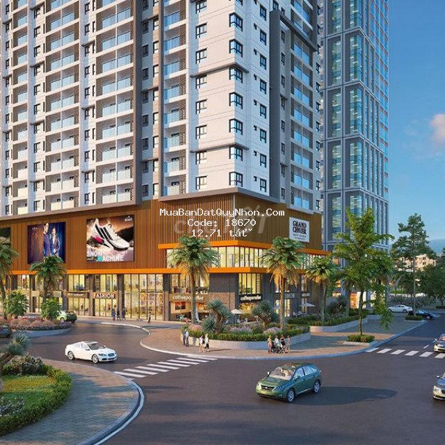 Bán căn shop s11 121m2 mặt tiền mai xuân thưởng