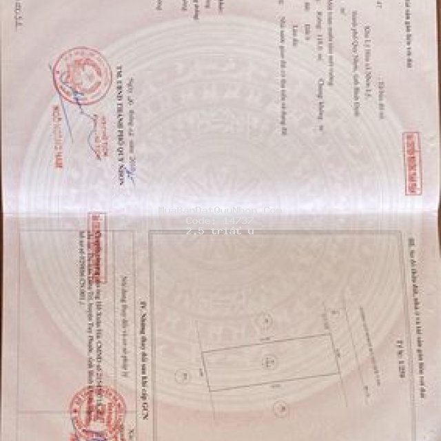 Bán đất 118m, giá 2.5 tỷ tại tt nhơn lý, quy nhơn