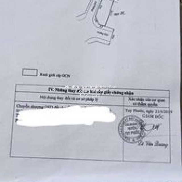 Bán đất lô góc 2 mặt đường thị trấn tuy phước
