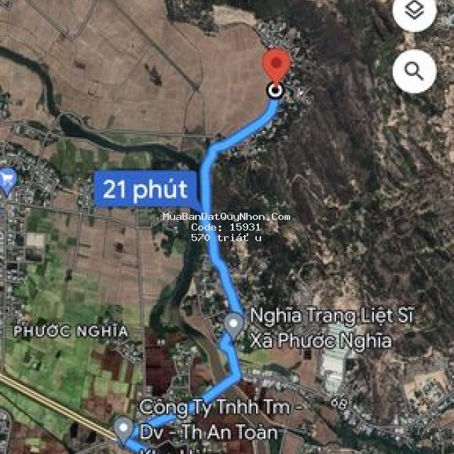 Bán đất phước nghĩa tuy phước bình định 100m2
