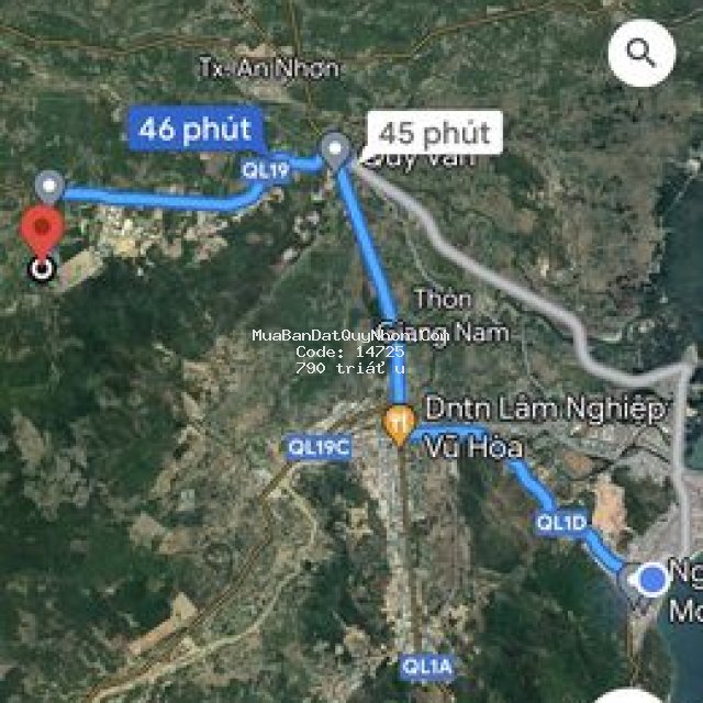 Bán đất tx an nhơn bình định 465m2 n28 có thổ cư
