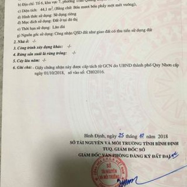 Bán gấp đất chính chủ