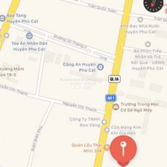 Bán gấp đất thị trấn ngô mây- bình định