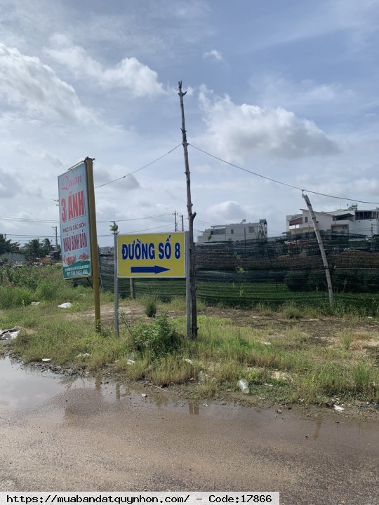 Bán gấp lô đất đẹp cầu 2 Hà Thanh dt 122.19m2 - hướng bắc - giá đầu tư 3,5 tỷ 
