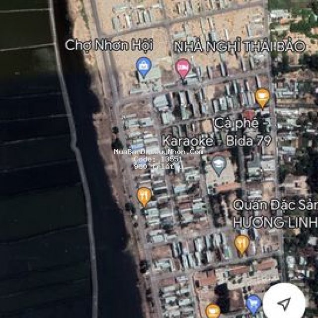 Bán lô đất 100m2 nhơn hội quy nhơn bình định