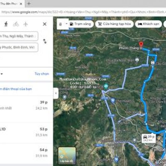 Bán lô đất 130m n5 lg 14m phước thắng tuy phước