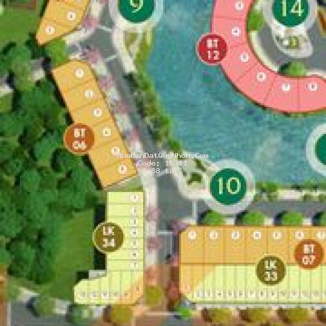 Bán lô đất biệt thự 203m2 dự án chợ mới an nhơn