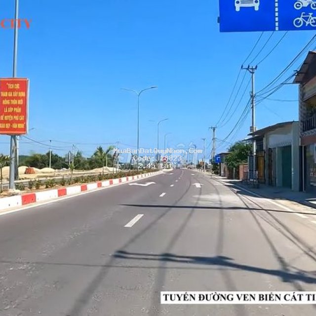Bán lô đất mặt tiền cát tiến giá 2 tỉ 450 triệu