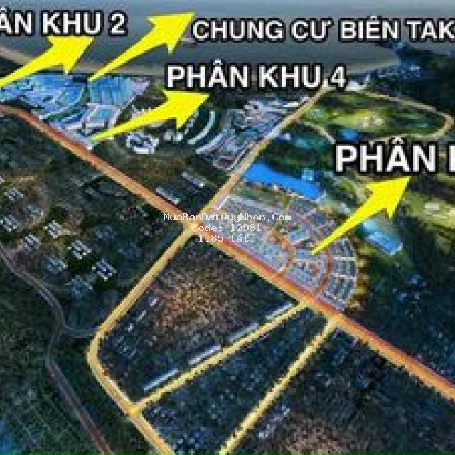 Bán lô đất nền biển khu du lịch sinh thái nhơn hôi