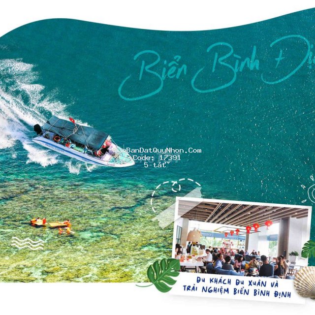 Bán lô đất nhơn hội 2 mặt tiền giá cực rẻ tại nhnc