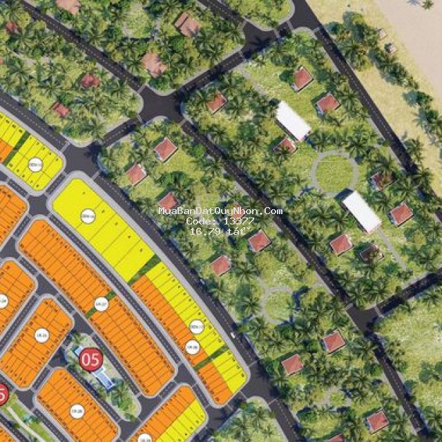 Bán nền biệt thự 579m2 nhơn hội new city quy nhơn