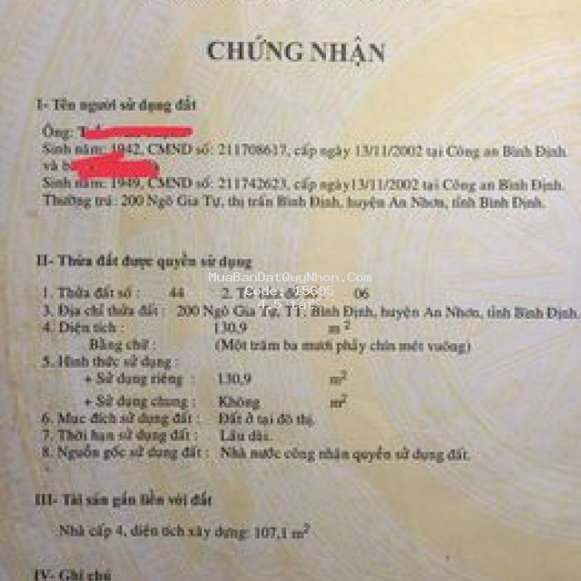 Bán nhà cấp bốn , gác lửng ,2mat tiền trước sau