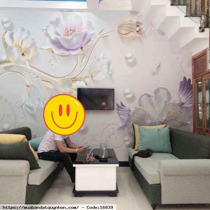 Bán nhà Giá 1 tỷ 950 triệu hẻm Trần Hưng Đạo_P Thị Nại_TP Quy Nhơn - Hướng: Tây Bắc - Vị trí: nhà gần chợ, gần trường, cách đường ô tô khoảng 10m