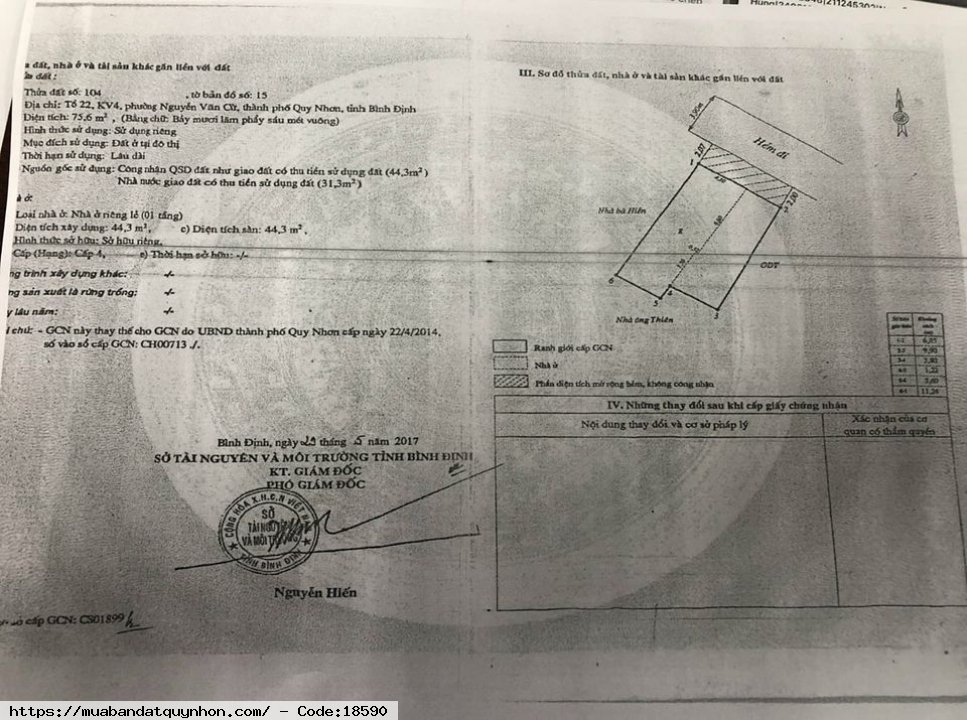 Bán nhà hẻm rộng cạn đường Lý Thái Tổ, p Nguyễn Văn Cừ, TP Quy Nhơn - Diện tích: 76m2 ngang 6m85 - gần biển, gần chợ, trường học - Giá: 3,8 tỷ Bán nhà hẻm rộng cạn đường Lý Thái Tổ, p Nguyễn Văn Cừ, TP Quy Nhơn - Diện tích: 76m2 ngang 6m85 - gần biển, gần chợ, trường học - Giá: 3,8 tỷ