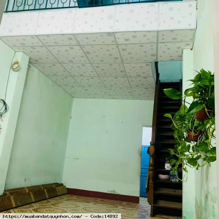 Bán nhà hẻm rộng đường Ngô Mây_P Nguyễn Văn Cừ_Trung tâm TP Quy Nhơn - Diện tích: 29m2 ngang 3,18m - Hiện trạng: nhà gác ván, đầy đủ công năng
