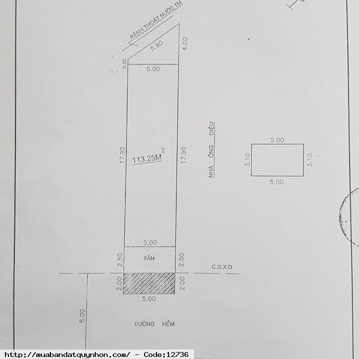 Bán nhà hẻm rộng ô tô Tây Sơn thông Thành Thái_P Quang Trung_TP Quy Nhơn - Diện tích: 113,25m2 ngang 5m vuông vức - Kết cấu: nhà mê lệch, thiết kế hiện đại đầy đủ công năng. Nhà xây chắc chắn. - Nhà có sân xe đậu ô tô  - Hướng: Đông Nam  - Lộ giới: 8m 💰3