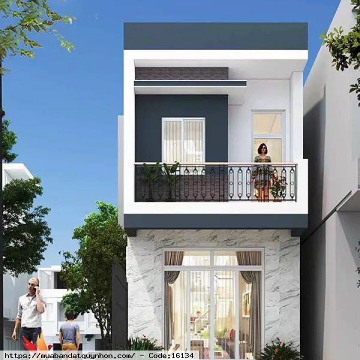 Bán nhà hẻm Trần Đại Nghĩa_P Trần Quang Diệu_TP Quy Nhơn - Diện tích: 45m2 ngang 4m - Kết cấu: nhà 2 tầng thiết kế như hình - Giá bán: 1 tỷ 150 triệu 
