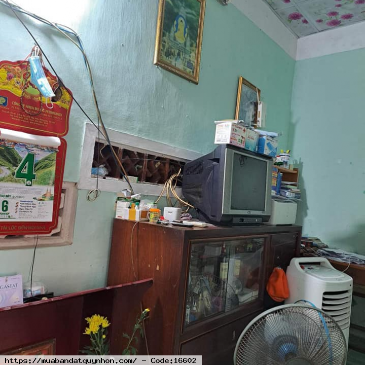 Bán nhà hẻm Trần Hưng Đạo, P Lê Hồng Phong, TP Quy Nhơn - Diện tích: 62,41m2 - Giá bán: 2 tỷ - Hướng: Tây Nam 