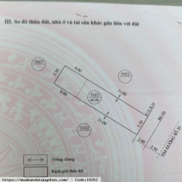 Bán nhà mặt tiền đường Lê Đình Chinh_P Quang Trung_TP Quy Nhơn - Diện tích: 49,5m2 ngang 3,3m - Kết cấu: nhà mê lỡ đầy đủ công năng - Giá bán: 2,3 tỷ
