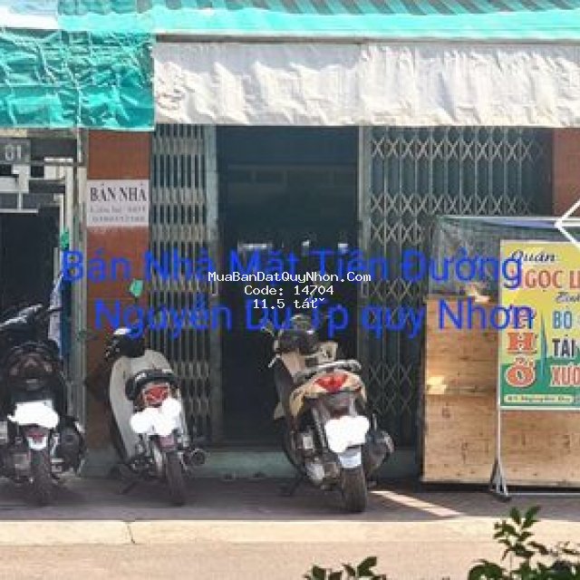 Bán nhà mặt tiền đường nguyễn du quy nhơn