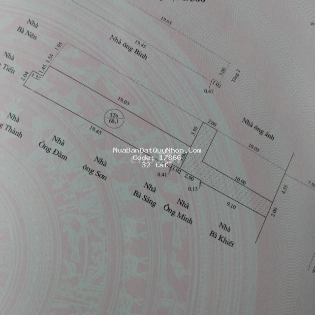 Bán nhà mặt tiền đường nguyễn lữ, quy nhơn