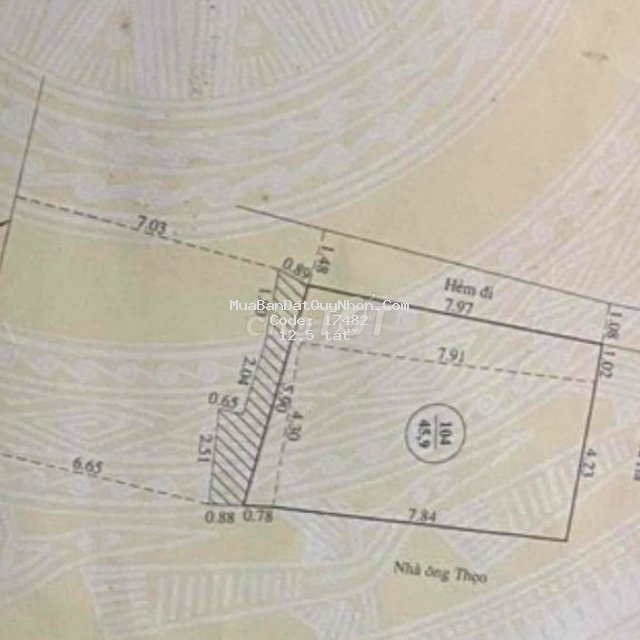 Bán nhà mặt tiền đường xuân diệu