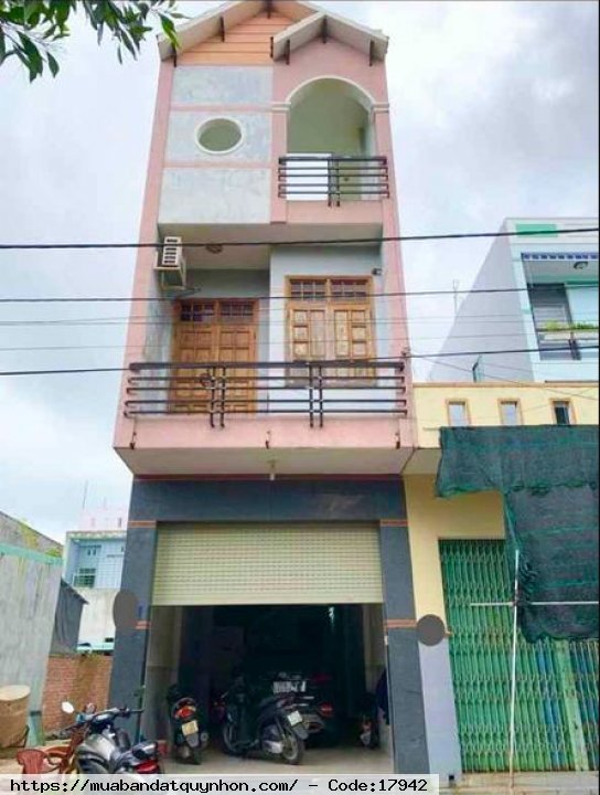 Bán Nhà Mặt Tiền Khu Hà Thanh, P.Đống Đa, Quy Nhơn đường 14,5m - Diện tích: 80m2 (4x20) - Kết cấu: 3 mê, 4 phòng ngủ, 5wc - Hướng Tây Bắc - Giá: 4 tỷ 7 tl thêm
