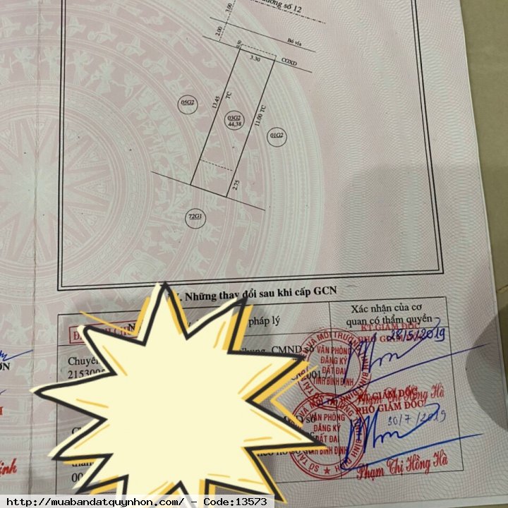 Bán nhà mặt tiền khu Thành Thái_P Quang Trung_TTTP Quy Nhơn. - DT: 44,38m2 ngang 3,3m - Vị trí đẹp, gần ngã 3 - Hướng: Đông Bắc - Lộ giới: 9m 💰 2 tỷ 300 triệu (thương lượng) Bán nhà mặt tiền khu Thành Thái_P Quang Trung_TTTP Quy Nhơn. - DT: 44,38m2 ngang 3,3m - Vị trí đẹp, gần ngã 3 - Hướng: Đông Bắc - Lộ giới: 9m 💰 2 tỷ 300 triệu (thương lượng)